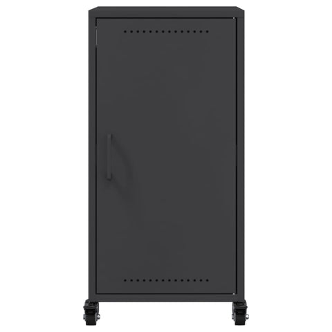 vidaXL Sideboard Schwarz 36x39x72 cm Stahl