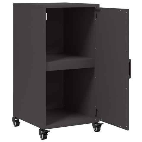 vidaXL Sideboard Schwarz 36x39x72 cm Stahl