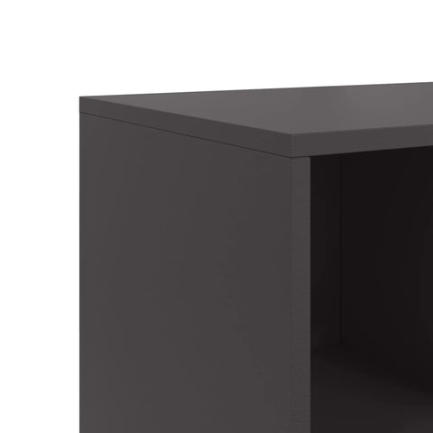 vidaXL Sideboard Schwarz 100,5x39x72 cm Stahl