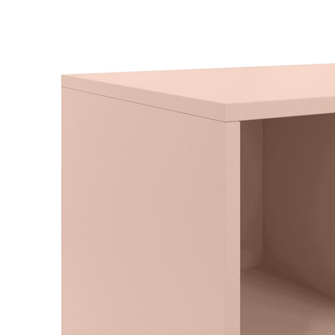 vidaXL Sideboard Rosa 100,5x39x72 cm Stahl