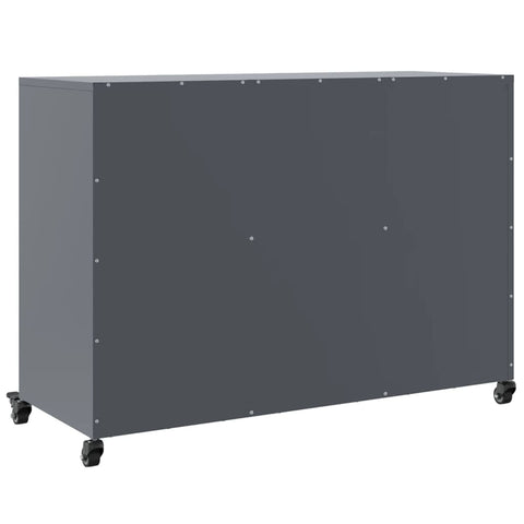 vidaXL Sideboard Anthrazit 100,5x39x72 cm Stahl