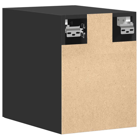 vidaXL Wandschrank Schwarz 30x42,5x40 cm Holzwerkstoff