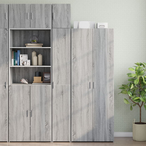 vidaXL Wandschrank Grau Sonoma 30x42,5x40 cm Holzwerkstoff