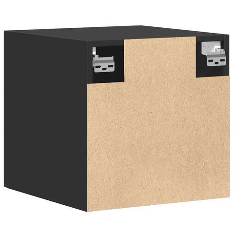 vidaXL Wandschrank Schwarz 40x42,5x40 cm Holzwerkstoff