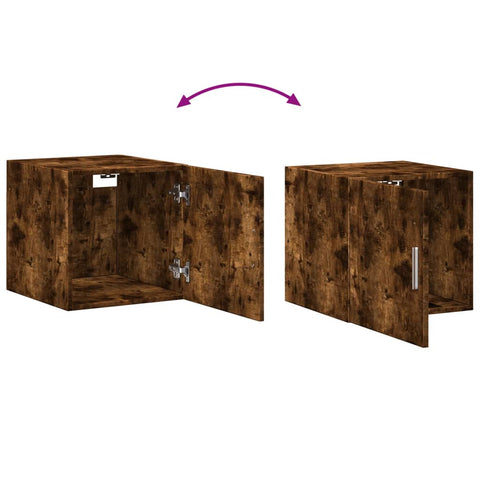 vidaXL Wandschrank Räuchereiche 40x42,5x40 cm Holzwerkstoff