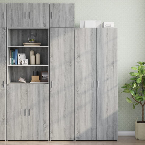 vidaXL Wandschrank Grau Sonoma 40x42,5x40 cm Holzwerkstoff