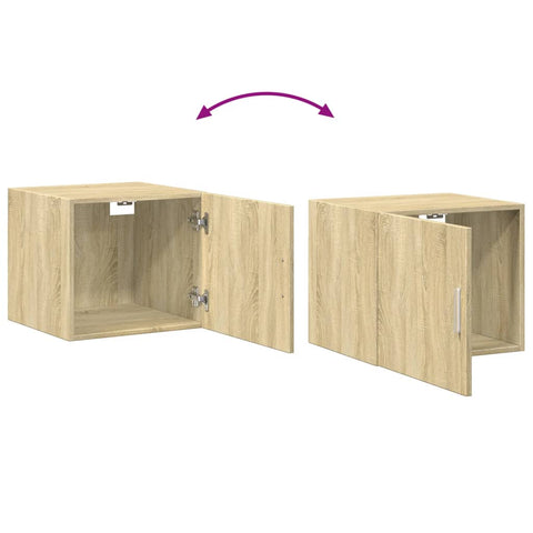 vidaXL Wandschrank Sonoma-Eiche 45x42,5x40 cm Holzwerkstoff