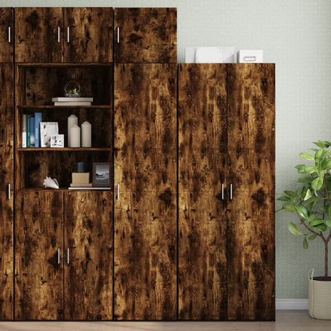 vidaXL Wandschrank Räuchereiche 45x42,5x40 cm Holzwerkstoff