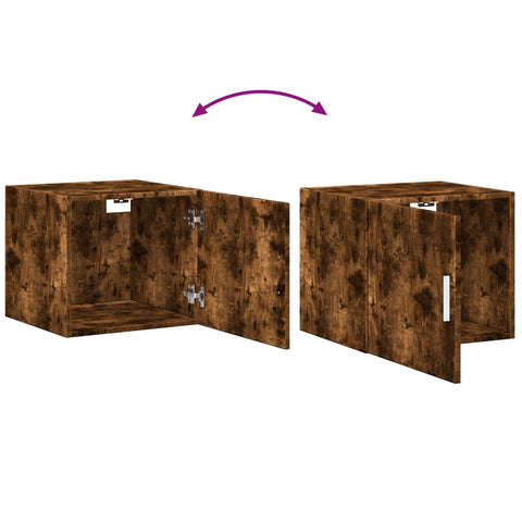 vidaXL Wandschrank Räuchereiche 45x42,5x40 cm Holzwerkstoff