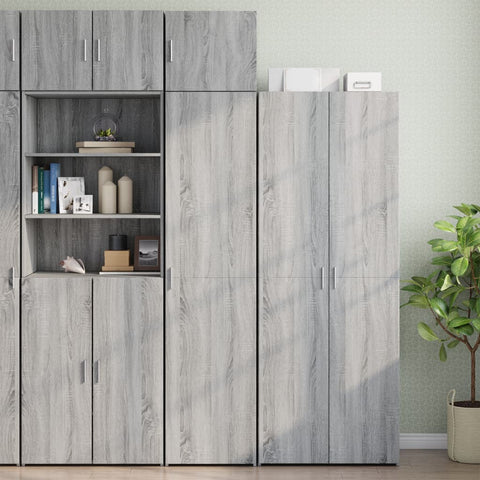 vidaXL Wandschrank Grau Sonoma 45x42,5x40 cm Holzwerkstoff