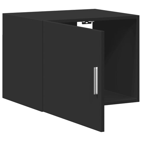 vidaXL Wandschrank Schwarz 50x42,5x40 cm Holzwerkstoff