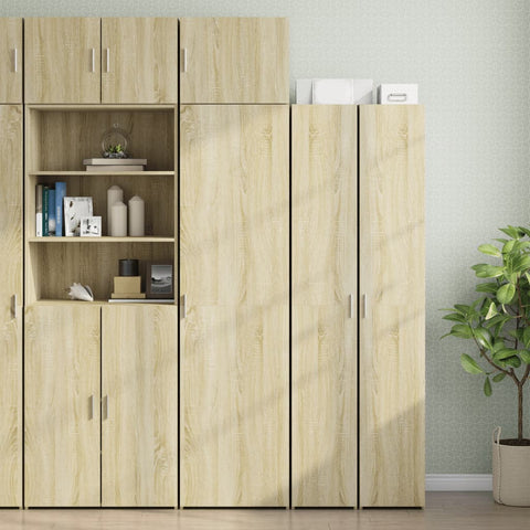 vidaXL Wandschrank Sonoma-Eiche 50x42,5x40 cm Holzwerkstoff