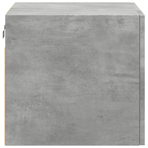 vidaXL Wandschrank Betongrau 50x42,5x40 cm Holzwerkstoff