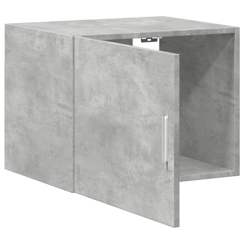 vidaXL Wandschrank Betongrau 50x42,5x40 cm Holzwerkstoff