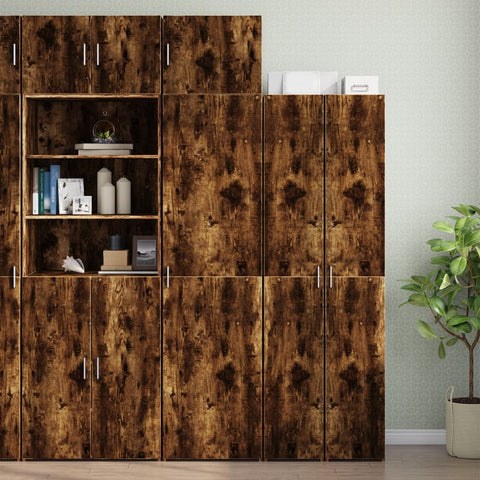 vidaXL Wandschrank Räuchereiche 50x42,5x40 cm Holzwerkstoff