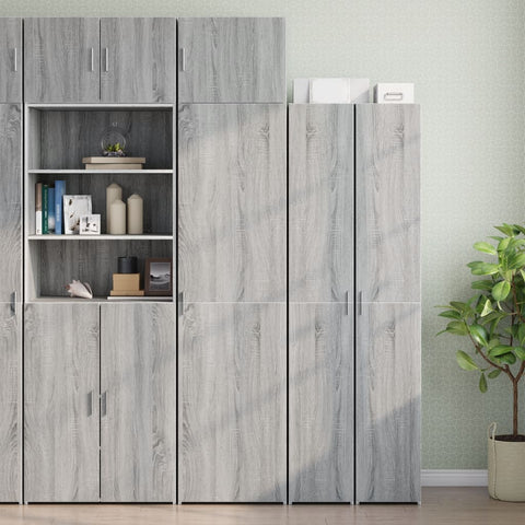 vidaXL Wandschrank Grau Sonoma 50x42,5x40 cm Holzwerkstoff