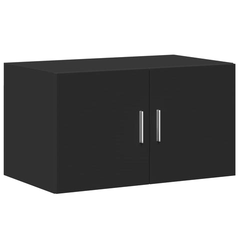 vidaXL Wandschrank Schwarz 70x42,5x40 cm Holzwerkstoff