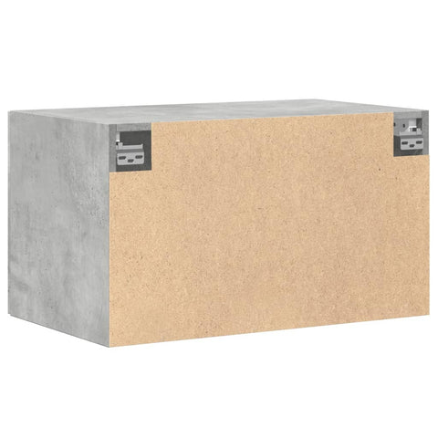 vidaXL Wandschrank Betongrau 70x42,5x40 cm Holzwerkstoff