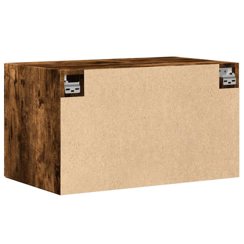 vidaXL Wandschrank Räuchereiche 70x42,5x40 cm Holzwerkstoff