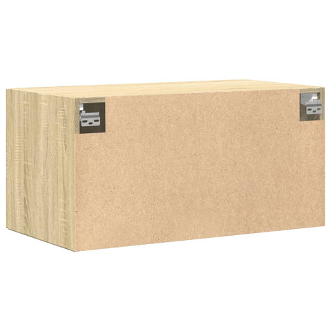 vidaXL Wandschrank Sonoma-Eiche 80x42,5x40 cm Holzwerkstoff