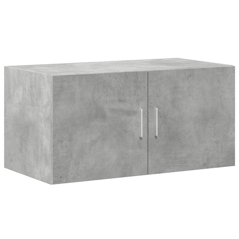 vidaXL Wandschrank Betongrau 80x42,5x40 cm Holzwerkstoff