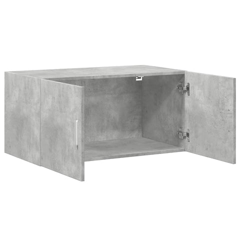 vidaXL Wandschrank Betongrau 80x42,5x40 cm Holzwerkstoff