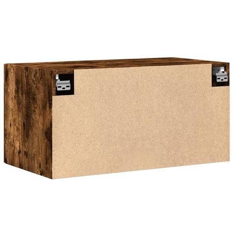 vidaXL Wandschrank Räuchereiche 80x42,5x40 cm Holzwerkstoff