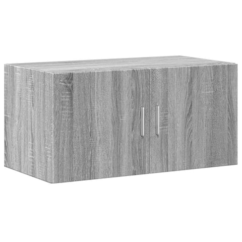 vidaXL Wandschrank Grau Sonoma 80x42,5x40 cm Holzwerkstoff