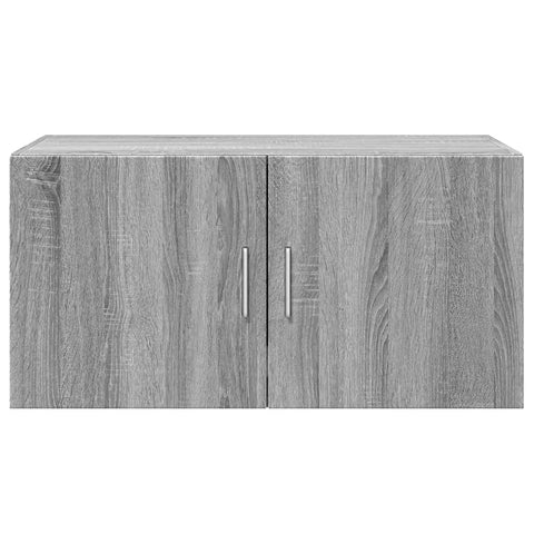 vidaXL Wandschrank Grau Sonoma 80x42,5x40 cm Holzwerkstoff