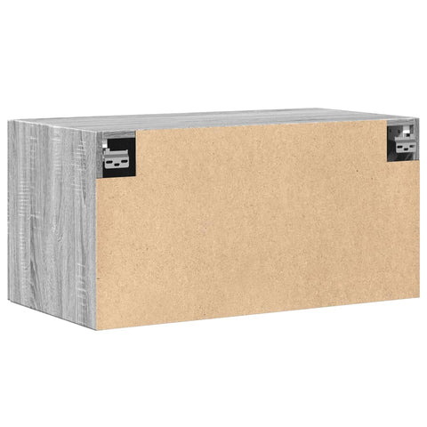 vidaXL Wandschrank Grau Sonoma 80x42,5x40 cm Holzwerkstoff