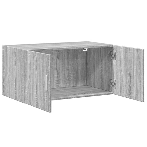 vidaXL Wandschrank Grau Sonoma 80x42,5x40 cm Holzwerkstoff