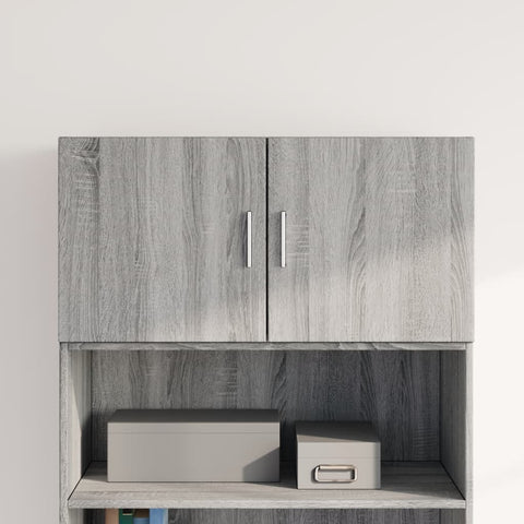 vidaXL Wandschrank Grau Sonoma 80x42,5x40 cm Holzwerkstoff