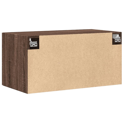 vidaXL Wandschrank Braun Eichen-Optik 80x42,5x40 cm Holzwerkstoff