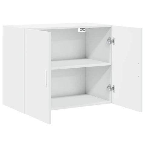 vidaXL Wandschrank Weiß 80x42,5x64 cm Holzwerkstoff