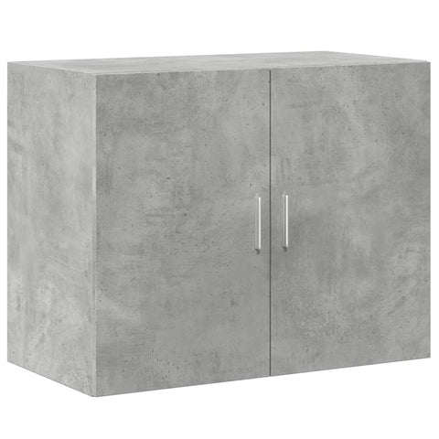 vidaXL Wandschrank Betongrau 80x42,5x64 cm Holzwerkstoff