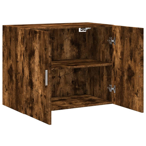 vidaXL Wandschrank Räuchereiche 80x42,5x64 cm Holzwerkstoff