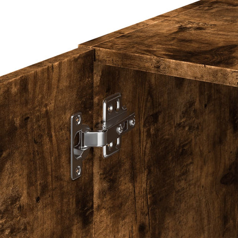 vidaXL Wandschrank Räuchereiche 80x42,5x64 cm Holzwerkstoff