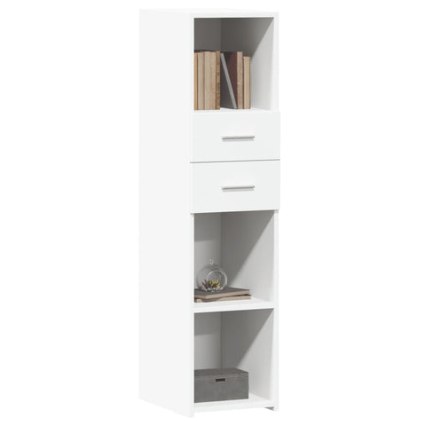 vidaXL Highboard Weiß 30x42,5x124 cm Holzwerkstoff