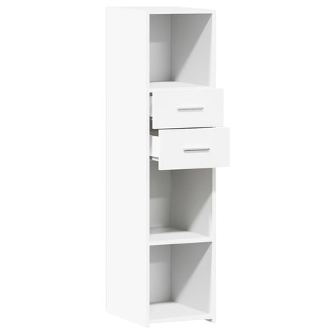 vidaXL Highboard Weiß 30x42,5x124 cm Holzwerkstoff