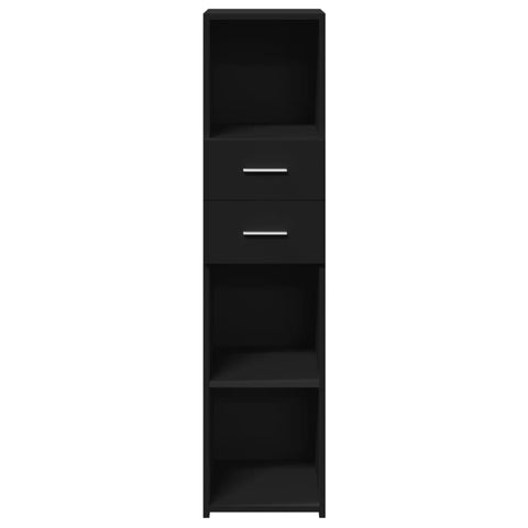 vidaXL Highboard Schwarz 30x42,5x124 cm Holzwerkstoff