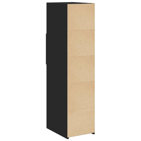 vidaXL Highboard Schwarz 30x42,5x124 cm Holzwerkstoff