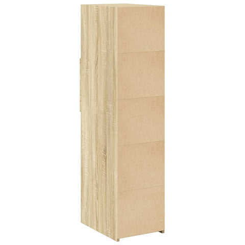 vidaXL Highboard Sonoma-Eiche 30x42,5x124 cm Holzwerkstoff