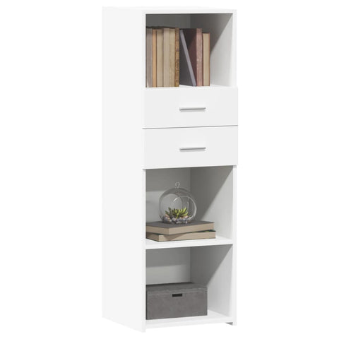 vidaXL Highboard Weiß 40x42,5x124 cm Holzwerkstoff