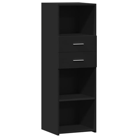 vidaXL Highboard Schwarz 40x42,5x124 cm Holzwerkstoff