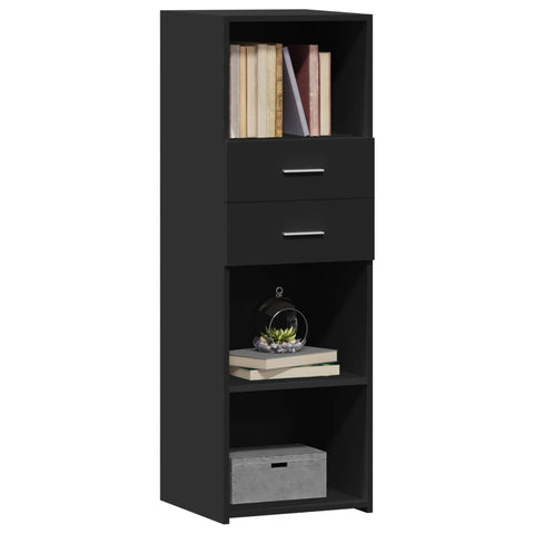 vidaXL Highboard Schwarz 40x42,5x124 cm Holzwerkstoff