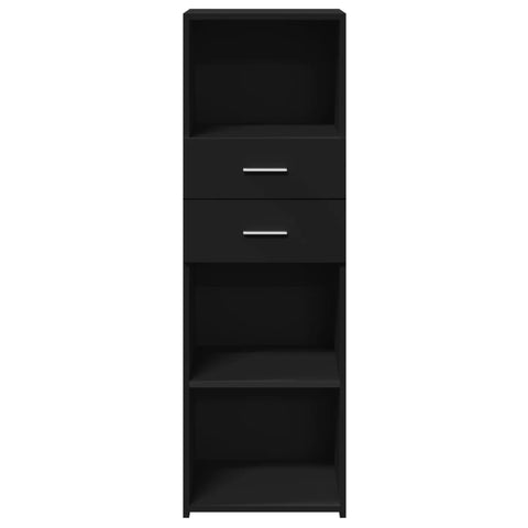 vidaXL Highboard Schwarz 40x42,5x124 cm Holzwerkstoff