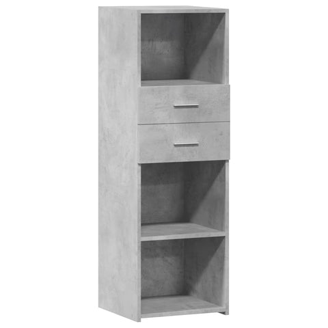 vidaXL Highboard Betongrau 40x42,5x124 cm Holzwerkstoff