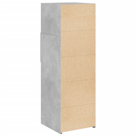 vidaXL Highboard Betongrau 40x42,5x124 cm Holzwerkstoff