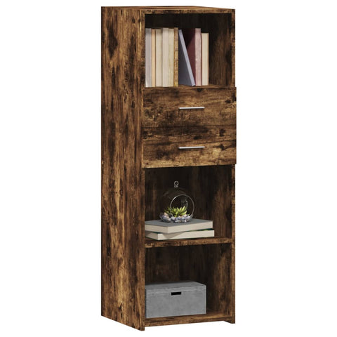 vidaXL Highboard Räuchereiche 40x42,5x124 cm Holzwerkstoff