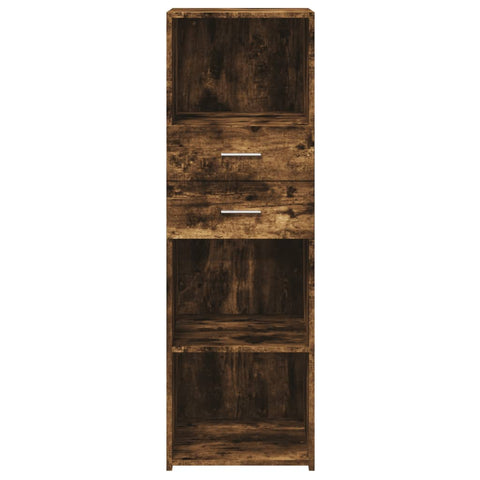 vidaXL Highboard Räuchereiche 40x42,5x124 cm Holzwerkstoff